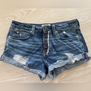 Free People Romeo Denim Shorts Size 28